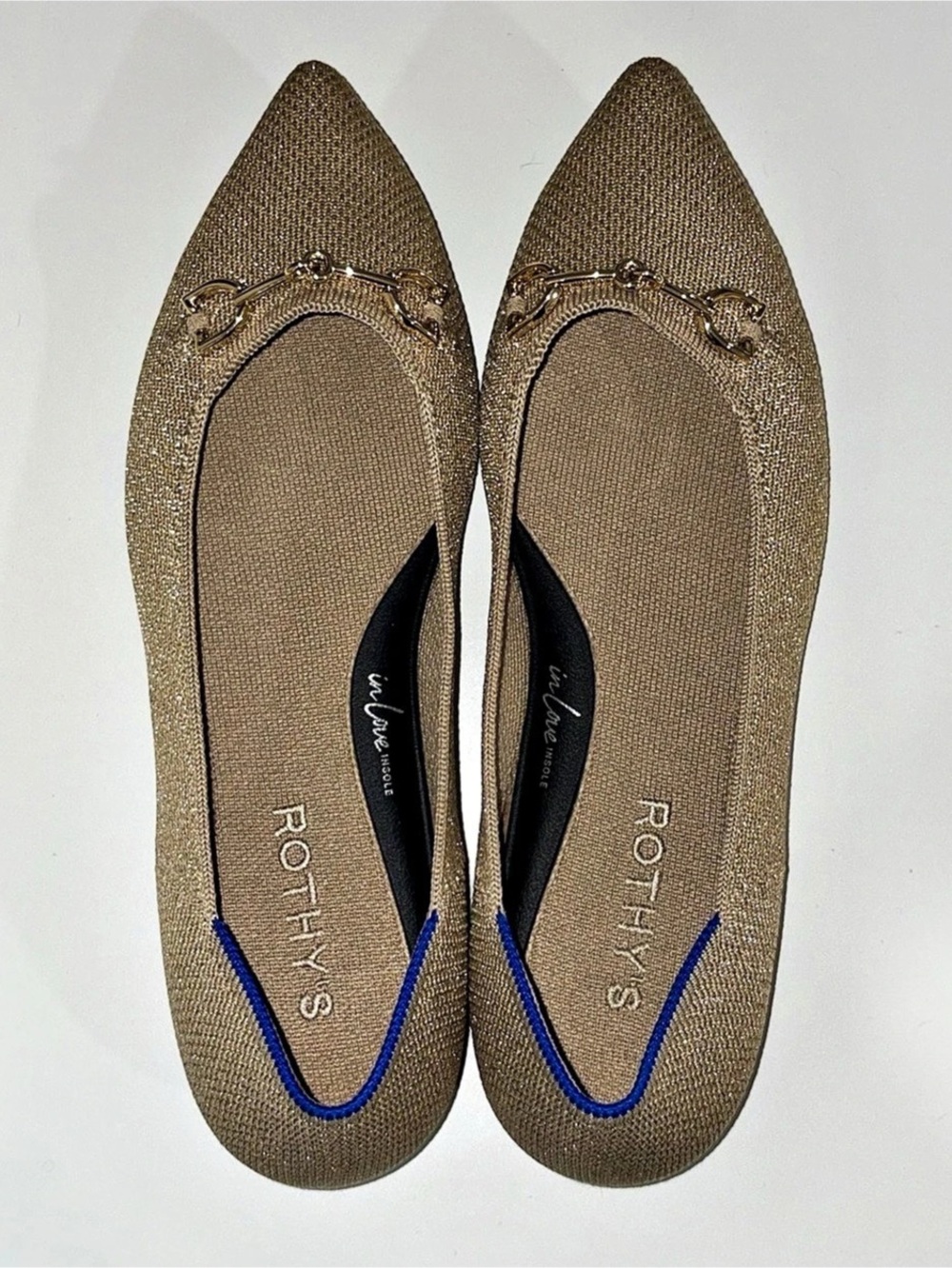 Rothy's The Double Bit Point II
Metallic Prosecco US 7.5